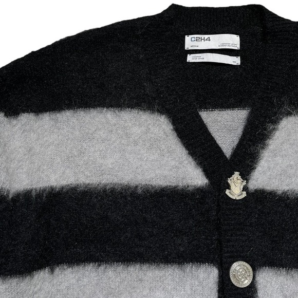 Striped grunge mohair - Picture 2 of 4